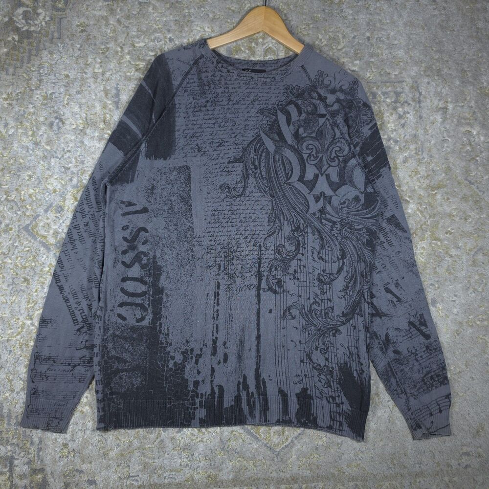 Vintage Structure L Thermal Longsleeve Grunge Oversized Normcore Skater